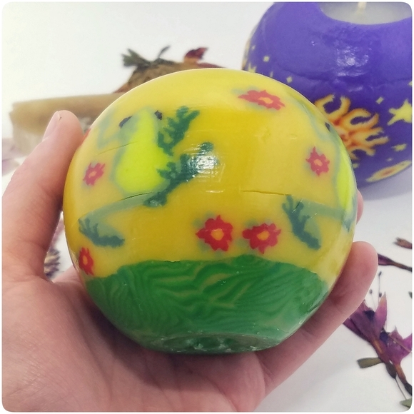 *SOLD*90's Vtg Magic Glow Candles set of 2 - Picture 4 of 7